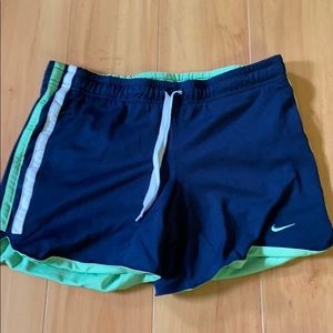 Green/Blue Reversible Nike Shorts